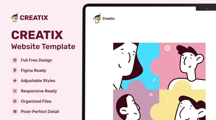 Creatix UI Kit – Free Figma Template