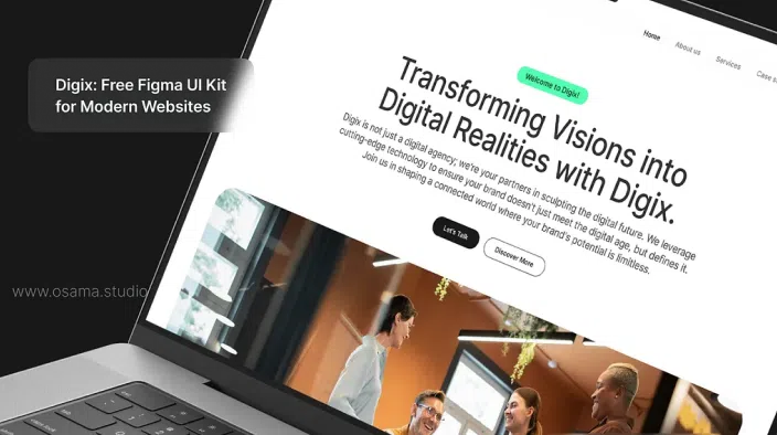 Digix Figma UI Kit – Light & Dark Mode