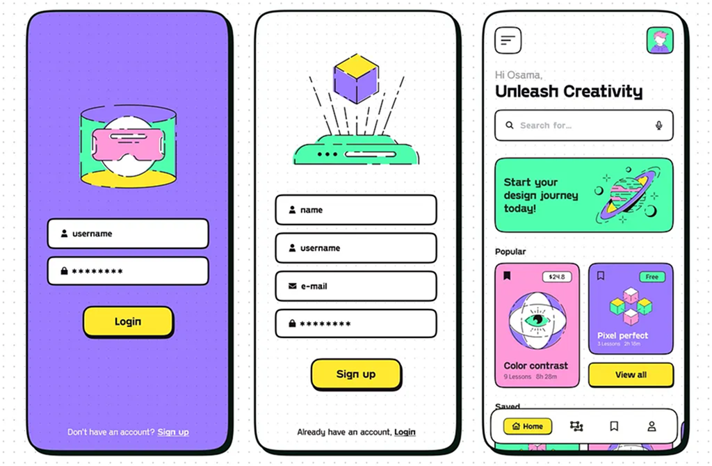 Course Modules in PXTutor Design Learning