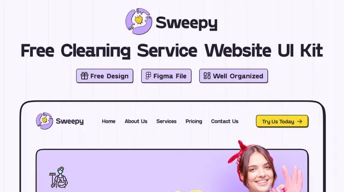 Sweepy UI Kit – Figma Template