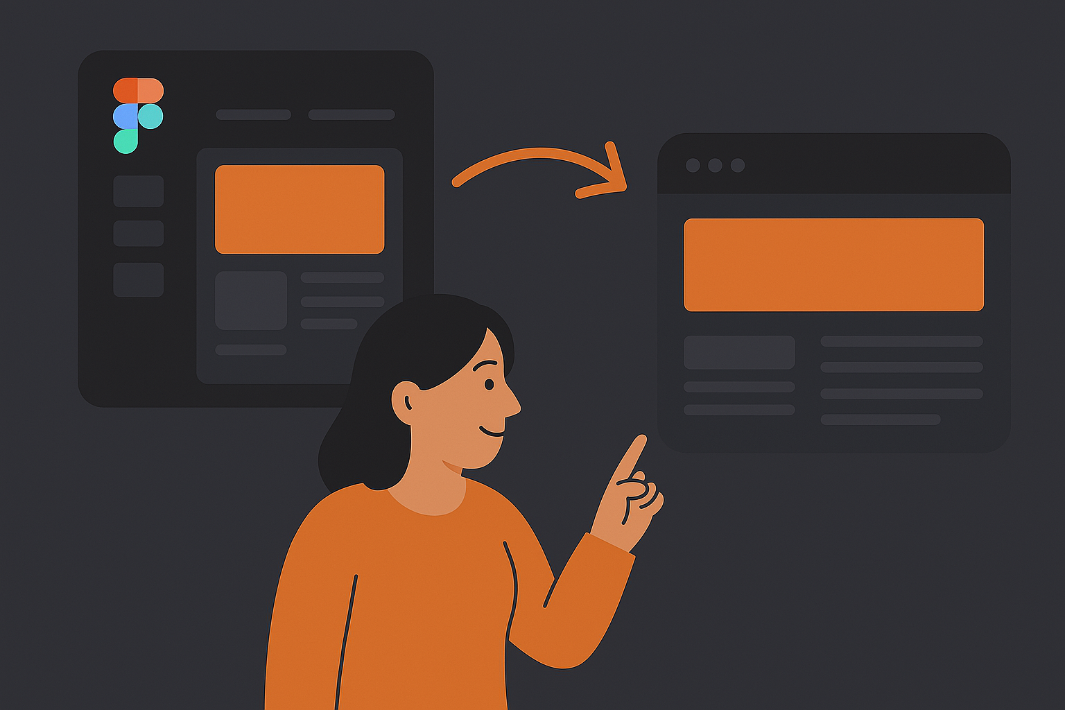 Design-to-code workflow from Figma to browser